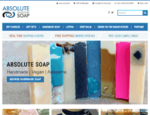 Tablet Screenshot of absolutesoap.com